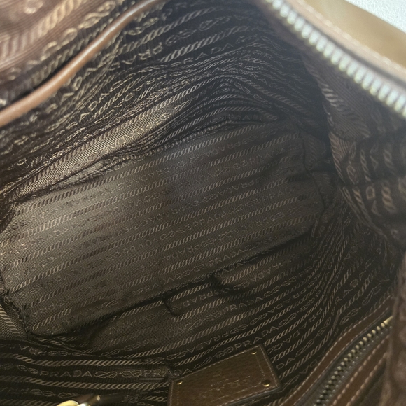 Prada Brown Shoulder Bag with COA - Picture 5 of 11